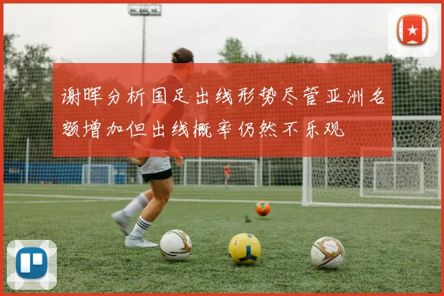 谢晖分析国足出线形势尽管亚洲名额增加但出线概率仍然不乐观
